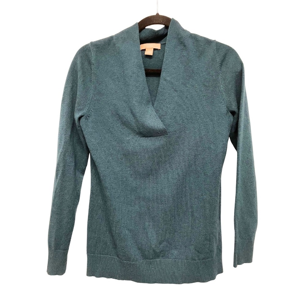 Banana Republic‎ Wool & Cashmere Overlap V-Neck Sweater - Size Small